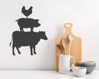 Cow Pig Chicken Decal Cow Pig Chicken Decal